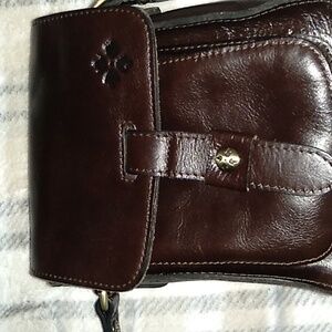Patricia Nash Leather Crossbody Handbag Brown